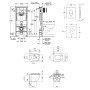 Набор инсталляция 4 в 1 Grohe Rapid SL 38721001 + унитаз с сиденьем Qtap Robin QT1333046ENRMB