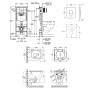 Набір інсталяція 4 в 1 Grohe Rapid SL 38721001 + унітаз з сидінням Qtap Aries QT0333063ERW