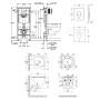 Набір інсталяція 4 в 1 Grohe Rapid SL 38722001 + унітаз з сидінням Qtap Robin QT1333046ERMB