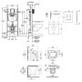 Набір інсталяція 4 в 1 Grohe Rapid SL 3884000G + унітаз з сидінням Qtap Virgo QT1833051ERW