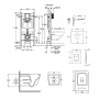 Набір інсталяція 4 в 1 Grohe Rapid SL 3884000G + унітаз з сидінням Qtap Crow QT05335170W