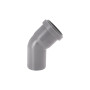 Коліно ПВХ каналізаційне 50, 45°
