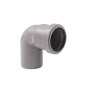Коліно ПВХ каналізаційне 50, 90°