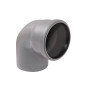 Коліно ПВХ каналізаційне 110, 90°
