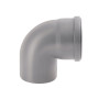 Коліно ПВХ каналізаційне 110, 90°