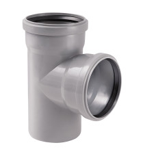 Трійник ПВХ каналізаційний 110, 90°