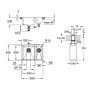 Набор Grohe мойка кухонная K700U 31577SD1 + дозатор для моющего средства Contemporary 40536000
