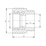 Муфта PPR Blue Ocean 20х3/4