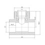Тройник PPR Blue Ocean 25х3/4
