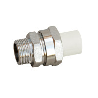 З'єднання розбірне PPR Blue Ocean універсальне 20х1/2