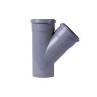 Трійник каналізаційний Інтерпласт 32, 90°