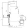Змішувач для раковини Bianchi Style LVBSTY2002IACRM