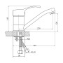 Смеситель для кухни SW Foro 002