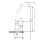 Кран на одну воду для кухни SW Prima 269