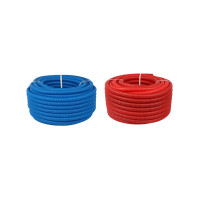 Труба гофрована Icma (UA) 18х22 мм червона