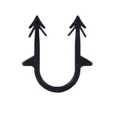 Скоба якірна Icma (UA) для підлоги, чорна