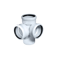 Муфта ПВХ каналізаційна Ostendorf KG 200, насувна