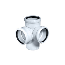 Муфта ПВХ каналізаційна Ostendorf KG 200, насувна