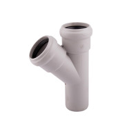 Тройник PPR канализационный Ostendorf Skolan 56, 45°