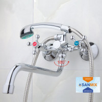 Змішувач для ванни Frap F2208-2 латунь