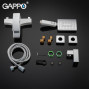Змішувач для ванни Gappo Jacob G3007-7