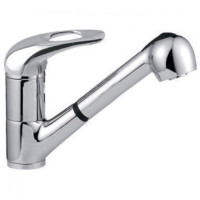 Змішувач для кухні Frap F6002-B з висувним виливом