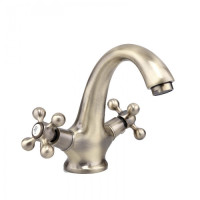 Змішувач для умивальника Frap F1019-4 латунний