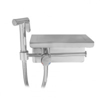 Гігієнічний душ Frap F7516 з полицею і паперотримач