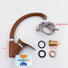 Змішувач для кухні Frap F4101-14 коричневий