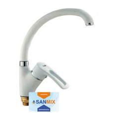 Змішувач для кухні Frap F4166-8 латунний білий