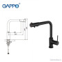 Змішувач для кухні з виходом для питної води GAPPO G4390-10