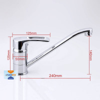 Змішувач для кухні Frap H66 F4966 латунний