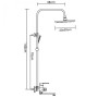 Душова система Frap H49 F2449