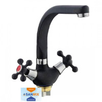 Змішувач для кухні Frap F5408-7 чорний