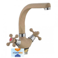 Змішувач для кухні Frap F5408-21 бежевий