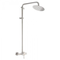 Душова стійка із змішувачем Wezer EKO16C-01 нержавейка