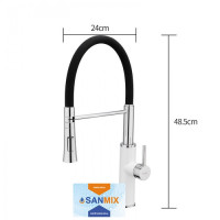 Смеситель для кухни Frap F4452-8 с гибким изливом