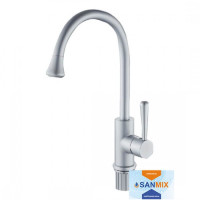 Змішувач для кухні Frap H52 F4152 алюмінієвий сатин