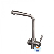 Змішувач для кухні на дві води Frap H52 F4352-5 сатин